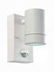 Aca Waterproof Wall-Mounted Spot for Outdoor IP65 GU10 White