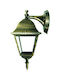 Aca Wall-Mounted Outdoor Lantern IP45 E27 Bronze