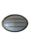Aca Wall-Mounted Outdoor Turtle Light E27 IP45 22x15x10εκ.