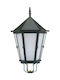 Aca Outdoor Floor Lamp Laterna IP54 for E27 Bulb Schwarz