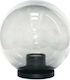 Aca Outdoor Globe Lamp E27 Transparent
