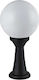 Aca Outdoor Globe Lamp E27 Black