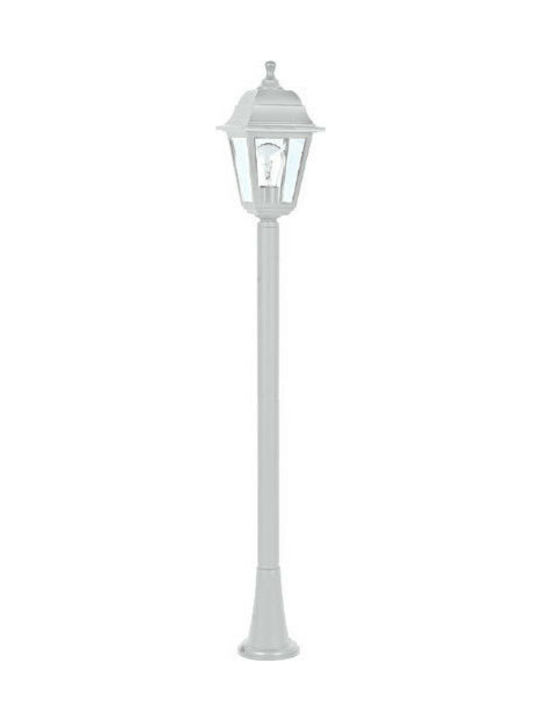 Aca Outdoor Post Lamp E27 White