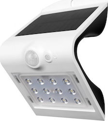 V-TAC Wall Mounted Solar Light 1.5W 220lm Natural White 4000K with Motion Sensor and Photocell IP65