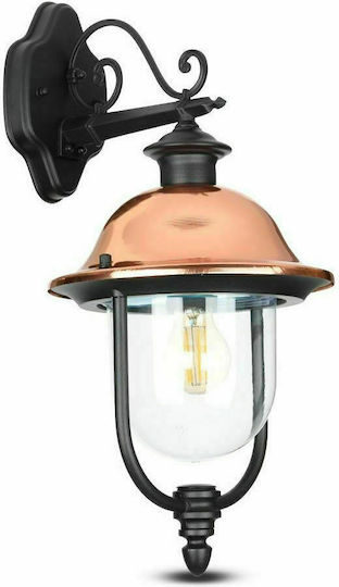 V-TAC Επιτοίχιο Εξωτερικό Φαναράκι E27 IP44 29x25x52.5εκ.