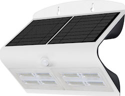 V-TAC Wall Mounted Solar Light 6.8W 800lm Natural White 4000K with Motion Sensor and Photocell IP65