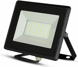 V-TAC VT-4051 Στεγανός Προβολέας LED 50W Θερμό Λευκό 3000K IP65