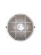 Eurolamp Aplica de Perete Tip Broască Țestoasă pentru Exterior IP44 E27 Albă