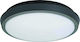 Viokef Tibuok Outdoor Ceiling Flush Mount with Integrated LED in Black Color 4197600