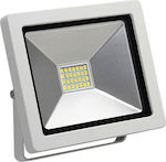 Adeleq Waterproof LED Floodlight 20W Cold White 6400K IP65