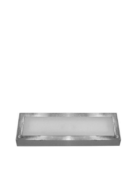 Adeleq Стенен Външен Плафон LED IP54 1.3W с Синя светлина 18x6εκ.
