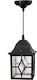 Heronia Outdoor Hanging Ceiling Light E27 in Black Color 11-0047