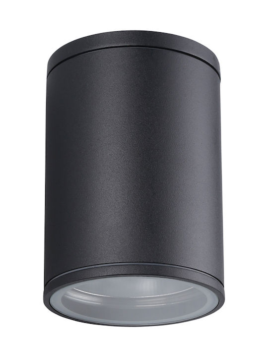 VK Lighting VK/01060/B Single Spot with Socket E27 in Black Color