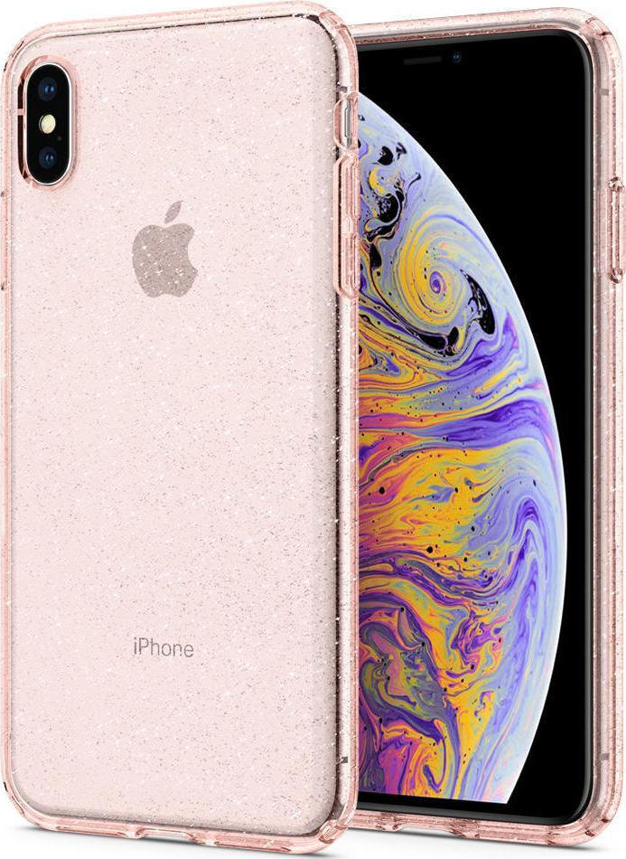 Spigen Liquid Crystal Glitter Rose Quartz (iPhone XS Max