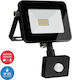 Spot Light Προβολέας Ισχύος 10W με Αισθητήρα Κίνησης και Θερμό Λευκό Φως