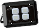 Atman Στεγανός Προβολέας LED 200W Θερμό Λευκό 3000K IP66