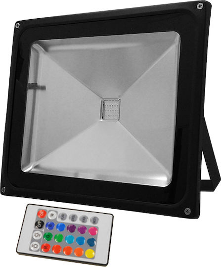GloboStar Wasserdicht LED Flutlicht 50W RGB mit Fernbedienung IP65
