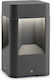 Faro Barcelona Naya Outdoor Floor Lamp Small Post 8W with Warm White Light IP54 Gray