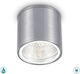 Ideal Lux Gun Outdoor Ceiling Spot GU10 in Silver Color 092324