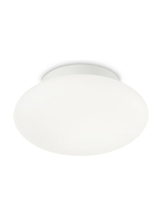 Ideal Lux Bubble Outdoor Ceiling Flush Mount E27 in White Color 135250