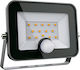 Elmark Stellar Helios30 Στεγανός Προβολέας LED 30W Ψυχρό Λευκό 5500K με Αισθητήρα Κίνησης IP65