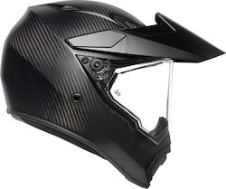 AGV AX-9 Dual On-Off Helmet with Pinlock DOT / ECE 22.05 1540gr Matt Carbon KR3794