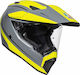 AGV AX-9 Dual On-Off Helmet with Pinlock DOT / ECE 22.05 1540gr Pacific Road Matt Grey / Yellow Fluo / Black KR3796