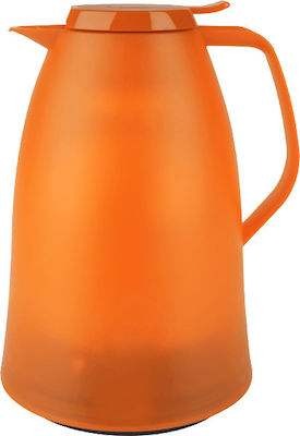 Tefal Mambo Jug Matte Jug Thermos Plastic Orange 1lt with Handle K30351