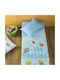 Fennel Sheet Set Single Cotton ZOU-BD-018 Light Blue 160x260cm 3pcs