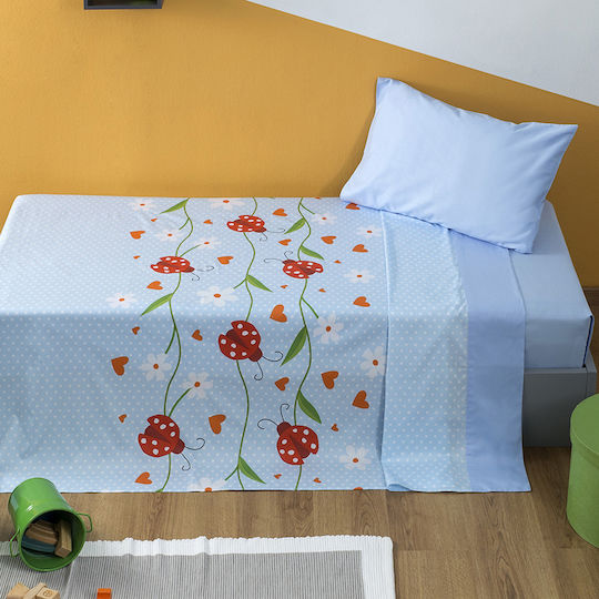 Fennel Set Cearceafuri Pentru Copii Single ZOU-BD-019 Albastru Deschis 160x260cm Fennel Set Cearceafuri Pentru Copii Single ZOU-BD-019 Albastru Deschis 160x260cm