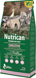 Nutrican Sensitive 15kg Hrană Uscată pentru Câini Adulți cu Pui și Orez