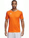 Adidas Entrada 18 Jersey Ανδρικό Αθλητικό T-shirt Κοντομάνικο Πορτοκαλί