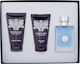 Versace Ανδρικό Σετ με Eau de Toilette 3τμχ