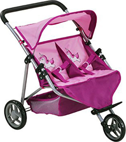Knorrtoys Количка за кукла Buggy Duo Unicorn Dolls Pram