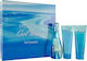 Davidoff Cool Water Woman Eau de Toilette 100ml, Body Lotio Women's Set with Eau de Toilette