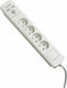 Geyer Power Strip with Surge Protection 4 Positions with 2 USB-A, Switch and Cable 1.4m