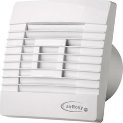 AirRoxy Prestige 100 Wall-mounted Ventilator Bathroom 100mm White