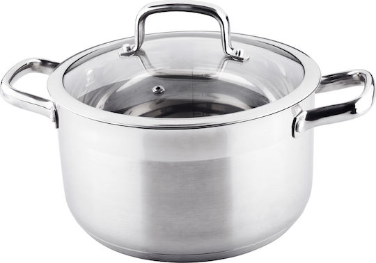 Lamart Prestige Deep Stainless Steel Pot 6.1lt / 24cm
