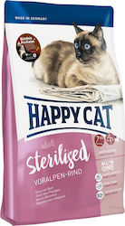 Happy Cat Sterilised Voralpen-Rind Dry Food for Adult Neutered Cats with Beef 10kg