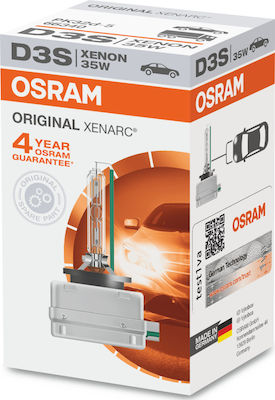 Osram Lămpi Autoturismului Original Xenarc D3S Xenon 4500K Alb natural 42V 35W 1buc