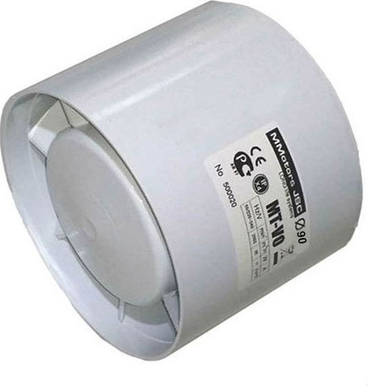 Mmotors MT-VO-90 Εξαεριστήρας Μπάνιου 90mm Λευκός