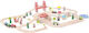 Big Jigs Road & Rail Train Set Σετ με Τρενάκι από Ξύλο για 3+ Ετών
