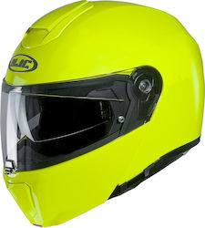 HJC RPHA 90 Metal Fluorescent Green Motorradhelm Aufklappbar DOT / ECE 22.05 1470gr KR2181