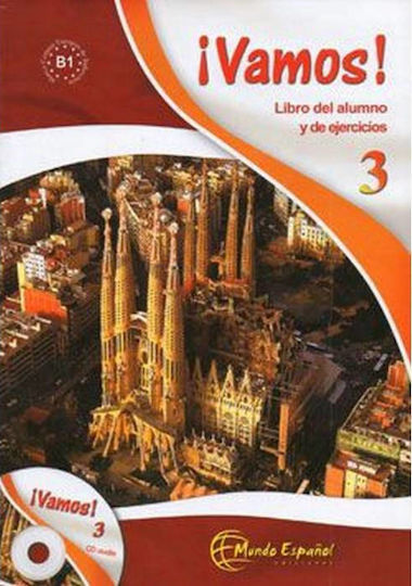 VAMOS 3 LIBRO DEL ALUMNO Y DE EJERCICIOS(+CD)