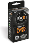 EXS Black Latex Condoms 12τμχ