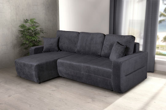 Amaretto Corner Couch Bed 236x146cm. Gray Amaretto Corner Couch Bed 236x146cm. Gray
