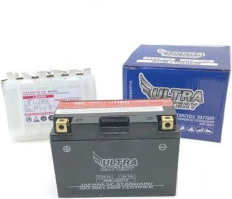 Ultra Closed Type Motorcycle Battery YT9B-BS with Capacity 8Ah