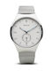 Bering Time Watch Battery with Silver Metal Bracelet 70142-004