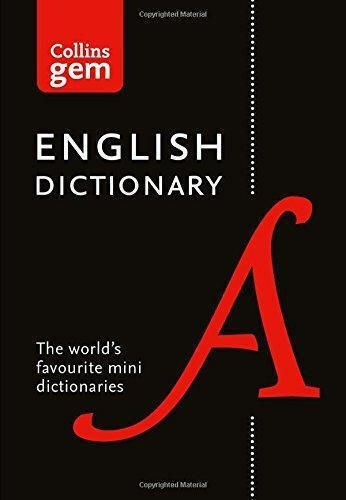 COLLINS GEM : ENGLISH DICTIONARY 17TH ED PB