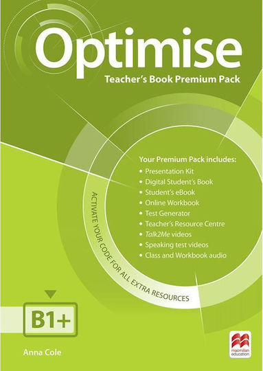 Optimise B1+ Teacher 's Book Premium Pack Optimise B1+ Teacher 's Book Premium Pack